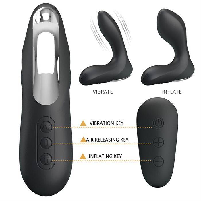 MR PLAY - MASSAGEADOR DE PRÃSTATA COM CONTROLE REMOTO DE VIBRAÃÃO