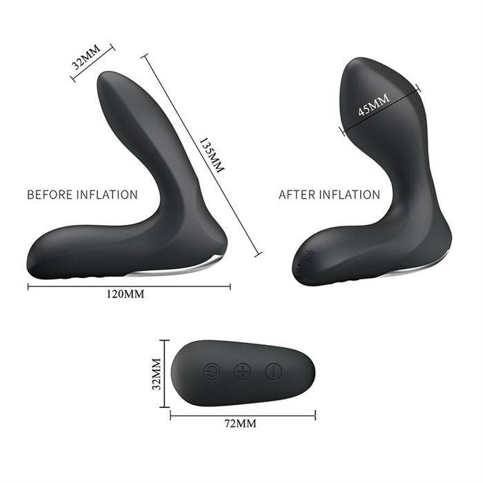 MR PLAY - MASSAGEADOR DE PRÃSTATA COM CONTROLE REMOTO DE VIBRAÃÃO