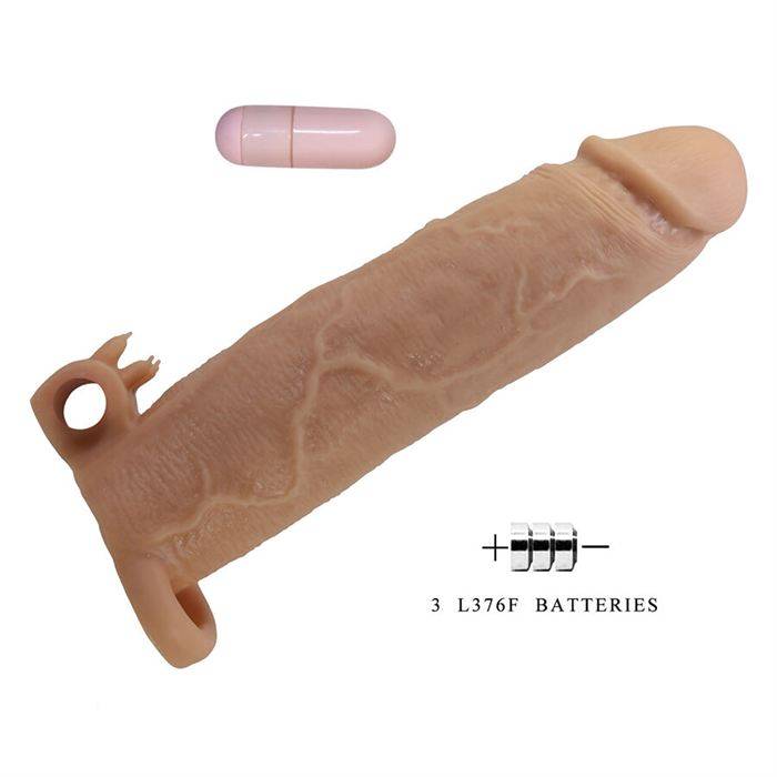 PRETTY LOVE - XERXES CAPA PENIANA COM ESTIMULADOR CLITÃRICO E VIBRAÃÃO