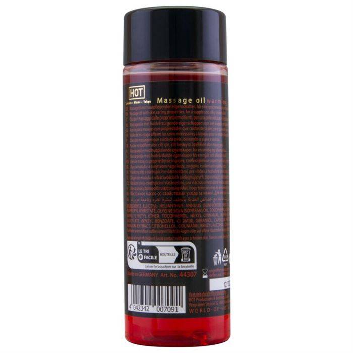 HOT - ÃLEO DE MASSAGEM AQUECEDOR 100 ML
