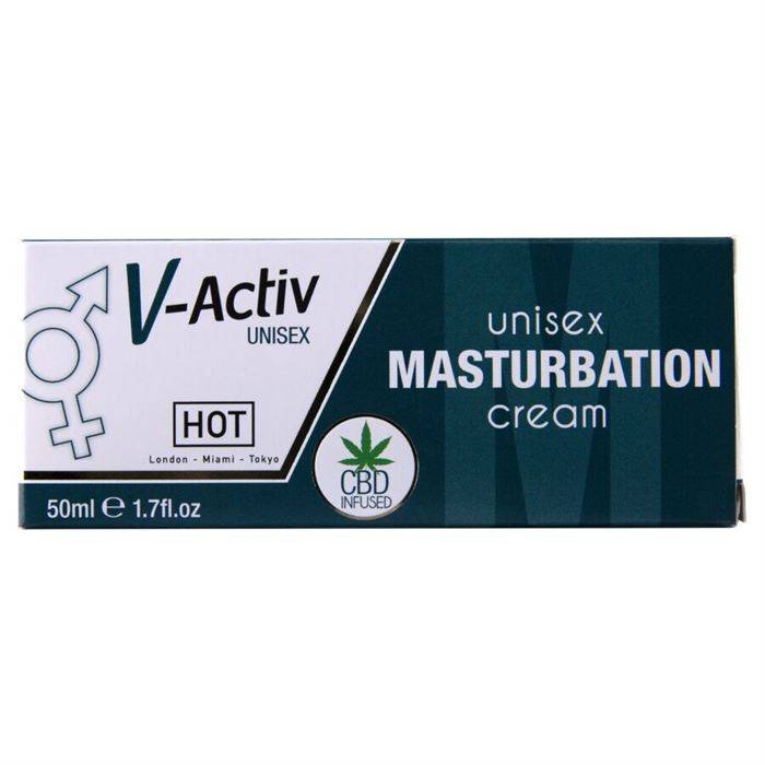 HOT - CREME PARA MASTURBAÃÃO COM CBD - UNISSEX 100ML