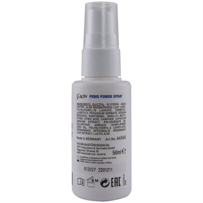 HOT - V-ACTIV SPRAY PARA POTÃNCIA PENIANA 50 ML