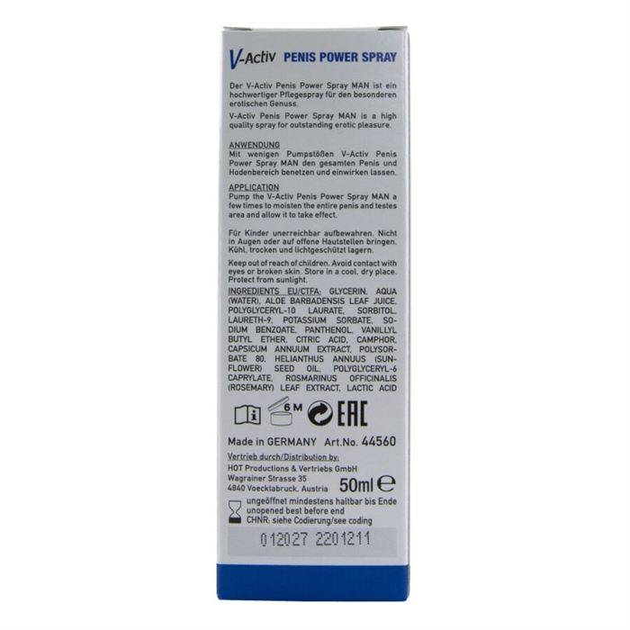 HOT - V-ACTIV SPRAY PARA POTÃNCIA PENIANA 50 ML