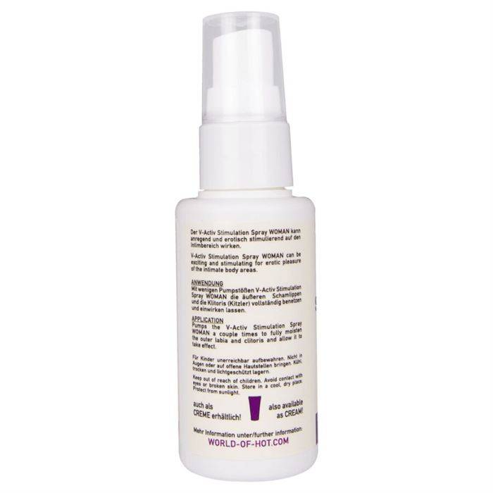 HOT - SPRAY ESTIMULANTE V-ACTIV PARA MULHERES 50 ML