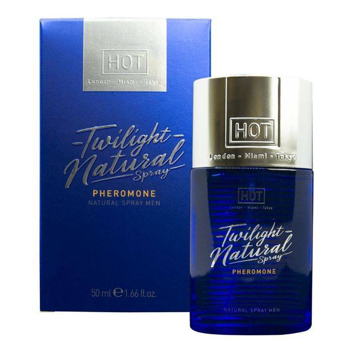 HOT - SPRAY NATURAL DE FEROMÃNIOS CREPÃSCULOS PARA HOMENS 50 ML