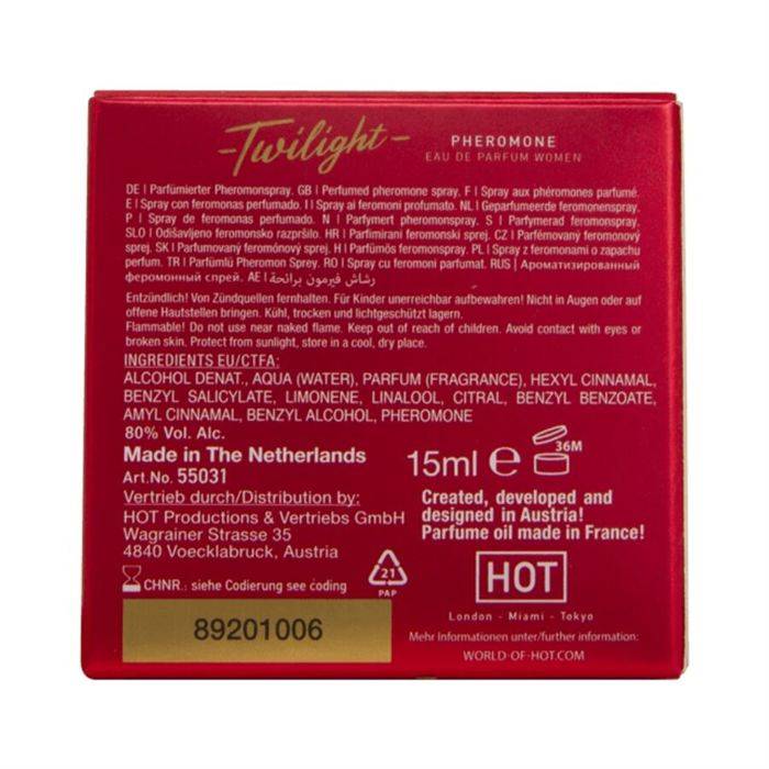 HOT - TWILIGHT PHEROMONE PARFUM WOMEN 15 ML