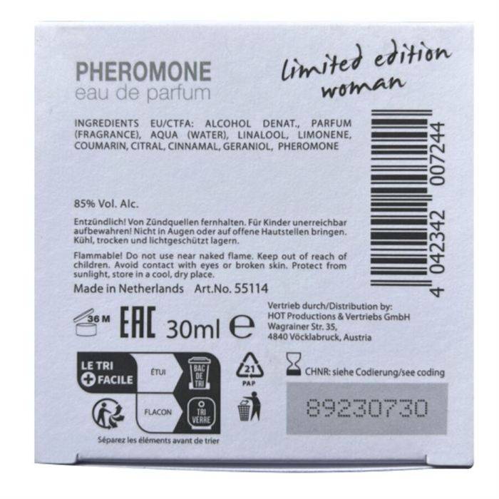 HOT - PERFUME DE FEROMÃNIOS DUBAI EDIÃÃO LIMITADA FEMININO 30 ML