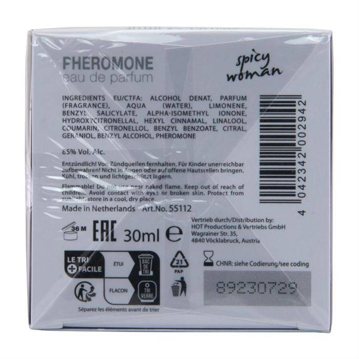HOT - PERFUME DE FEROMÃNIOS MIAMI SPICY WOMAN 30 ML