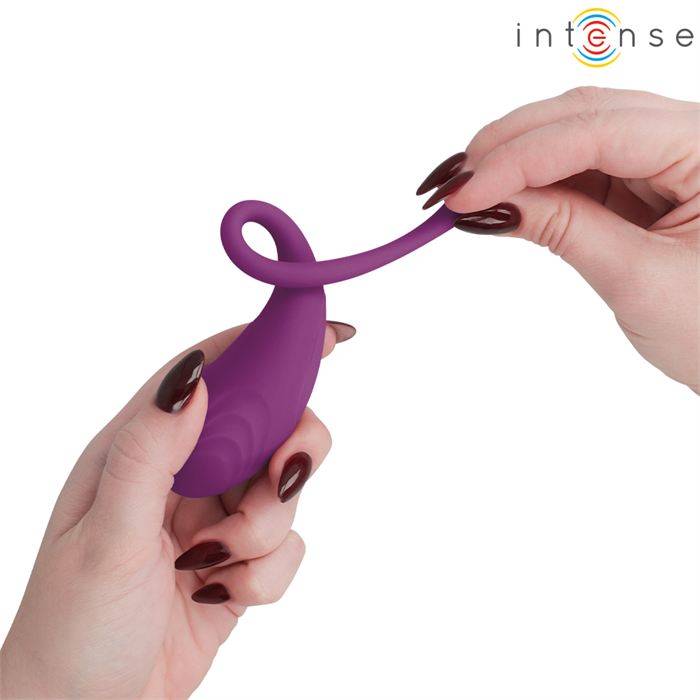 INTENSE - OVO VIBRATÃRIO ROXO OLIVIA COM CONTROLE REMOTO