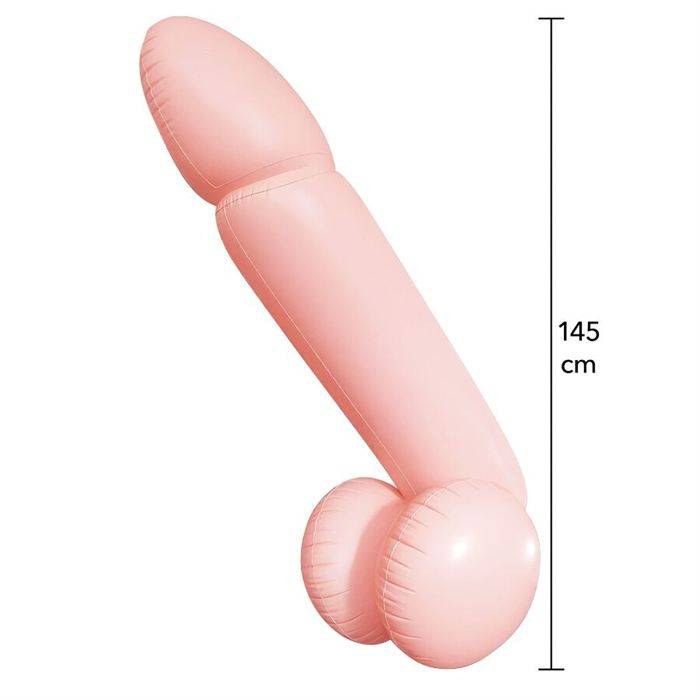 HIDDEN DESIRE - PÃNIS INFLÃVEL GIGANTE WILLY 145 CM