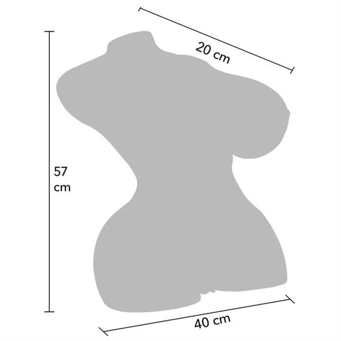 DESEJO OCULTO - TORSO DE MEGA VADIA ORDENHEIRA MASTURBAÃÃO FEMININA 22 KG