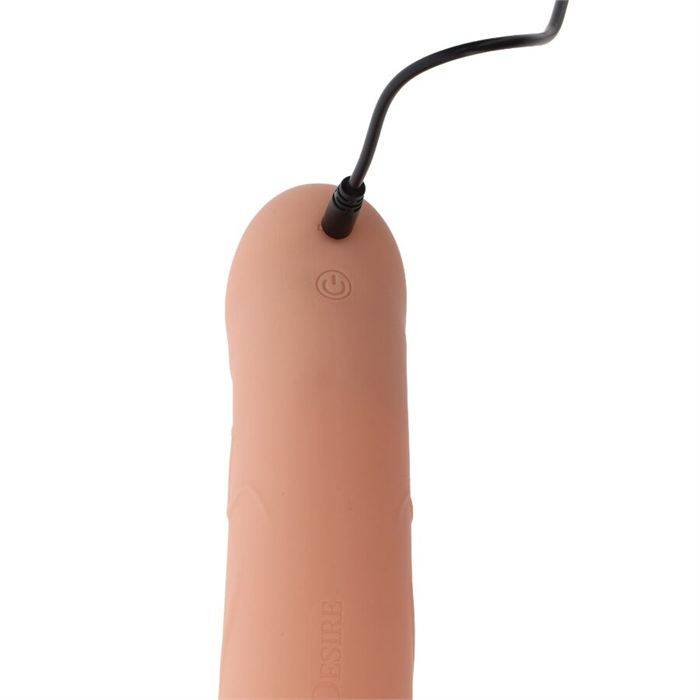 HIDDEN DESIRE - INFERNO MANGA PENIANA VIBRATÃRIA COM STRAP-ON 20 CM