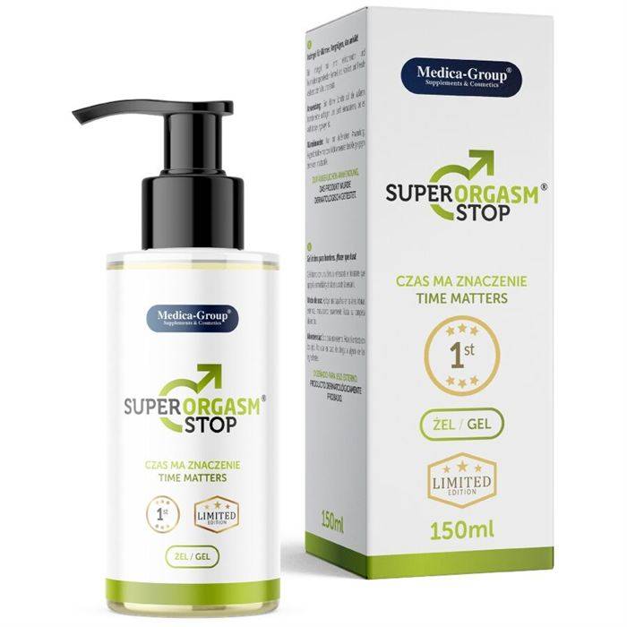 MEDICA GROUP - SUPER ORGASM STOP GEL ÃNTIMO PARA HOMENS 150 ML
