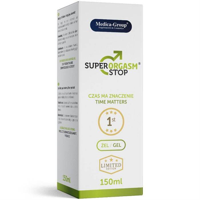 MEDICA GROUP - SUPER ORGASM STOP GEL ÃNTIMO PARA HOMENS 150 ML