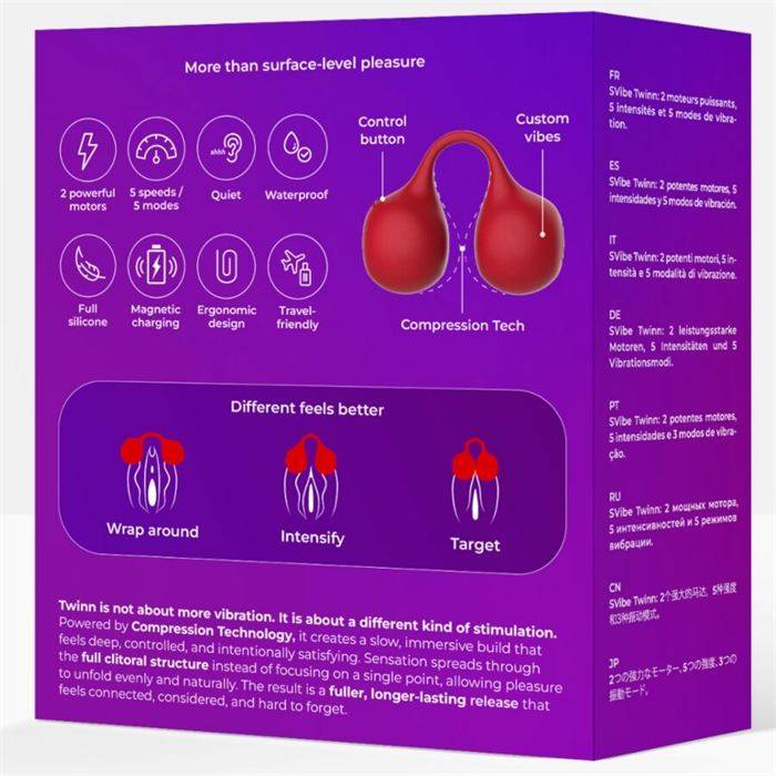 SNAIL VIBE - TWINN CHERRY FINGER VIBRATOR