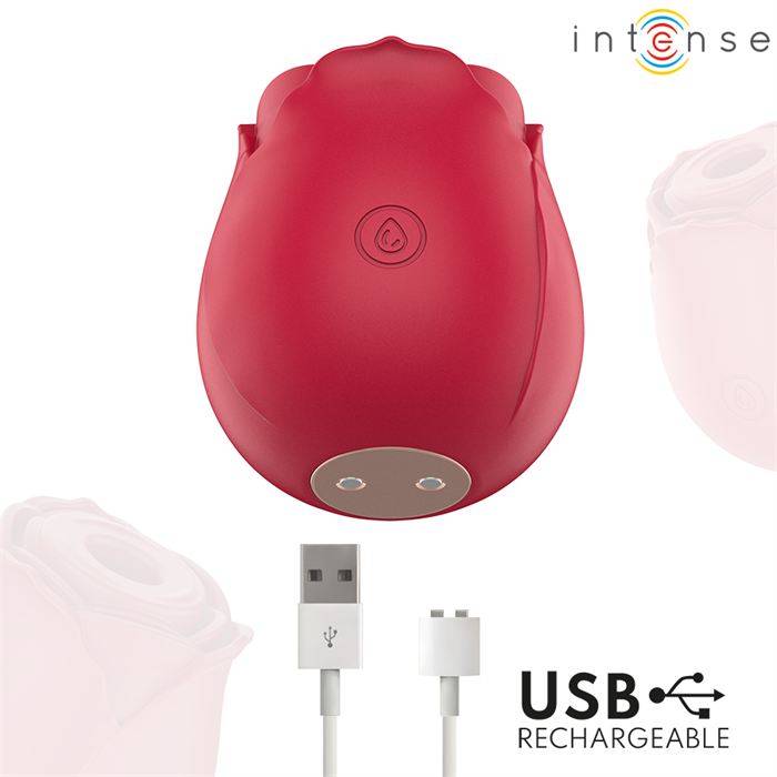 INTENSE - CAMELLIA CLITORAL SUCTION ROSE BY WAVES BORDEAUX