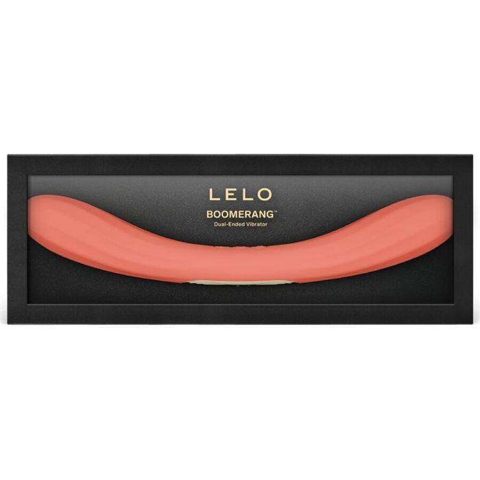 LELO - BOOMERANG DOUBLE ENDED VIBRATOR CORAL RED