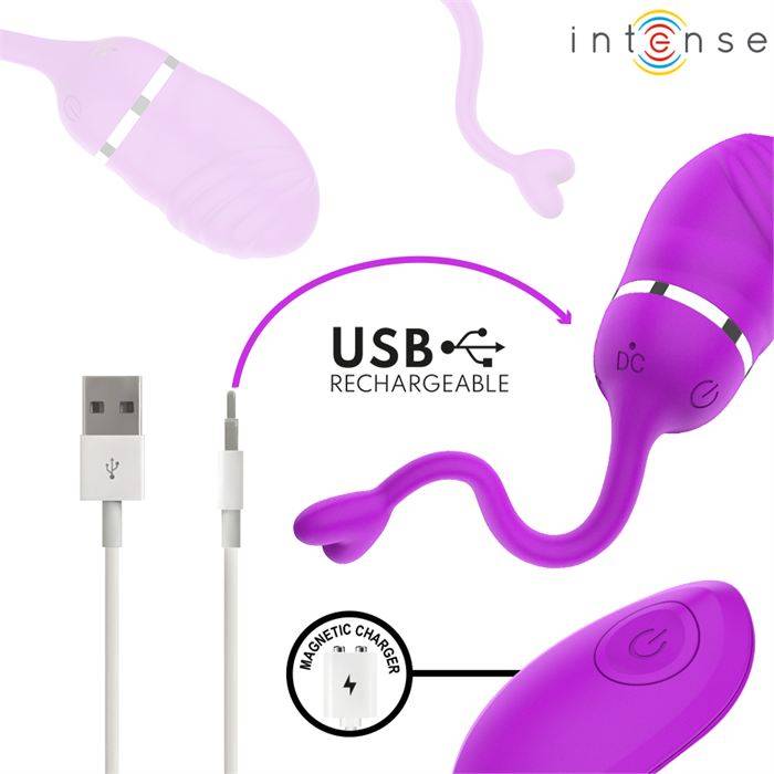 INTENSE - SOOKIE OVO VIBRATÃRIO COM CONTROLE REMOTO ROXO