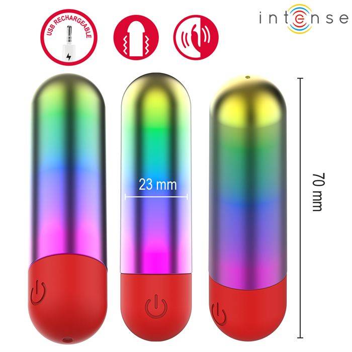 INTENSE - DEBBIE RAINBOW CLITORIS VIBRATING BULLET