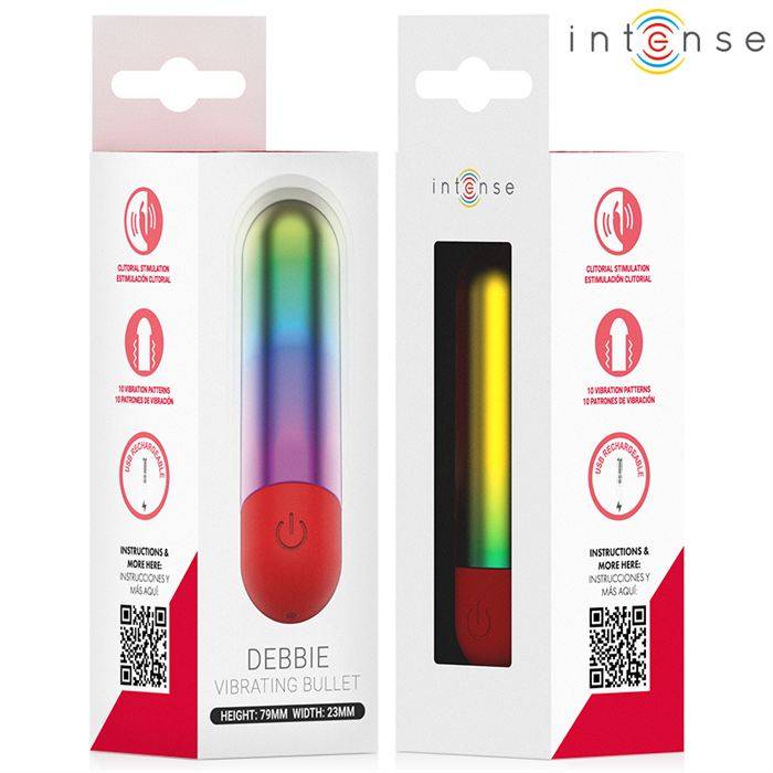 INTENSE - DEBBIE RAINBOW CLITORIS VIBRATING BULLET
