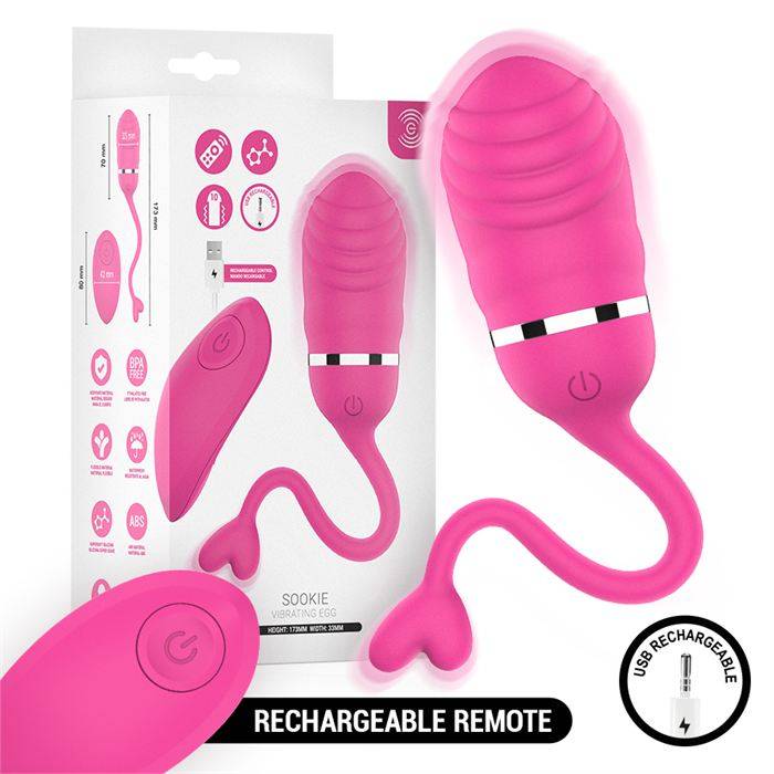 INTENSE - SOOKIE OVO VIBRATÃRIO COM CONTROLE REMOTO ROSA