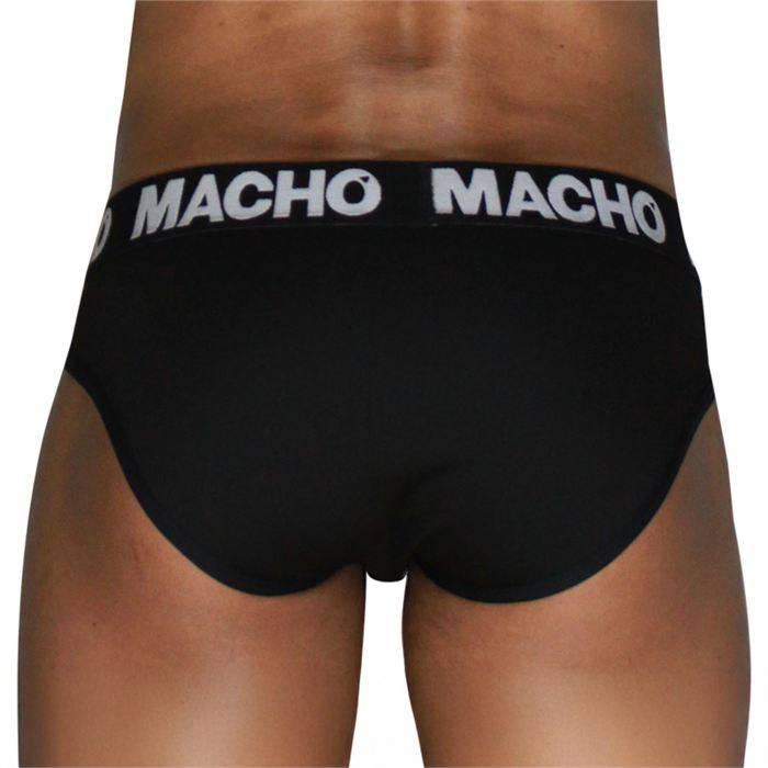 MACHO - MCH007 CLASSIC SLIP BLACK + BLACK XL