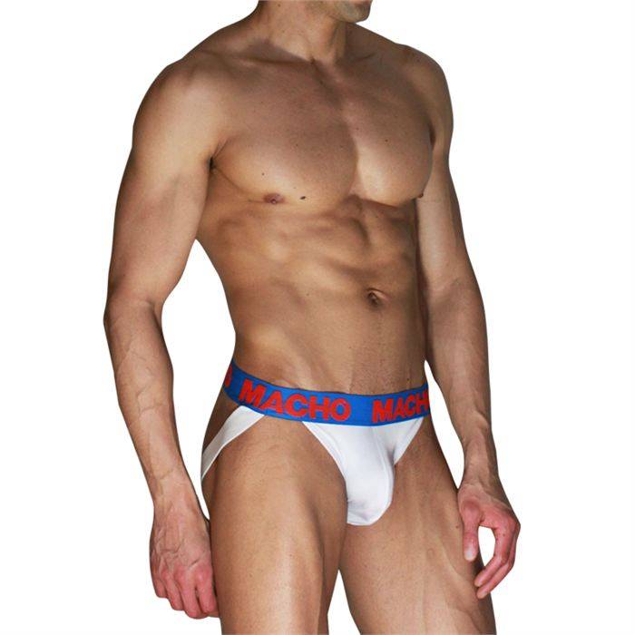 MACHO - MX29AZ WHITE JOCK + DARK BLUE M