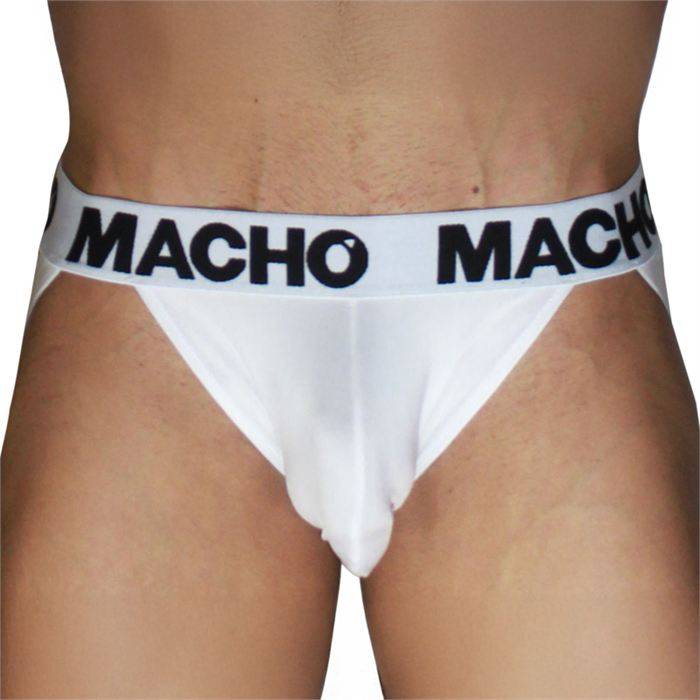 MACHO - MX29BL JOCK WHITE + WHITE M