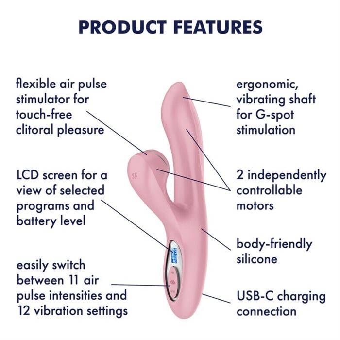 SATISFYER - PRO+ G-SPOT GENERATION 2 PINK