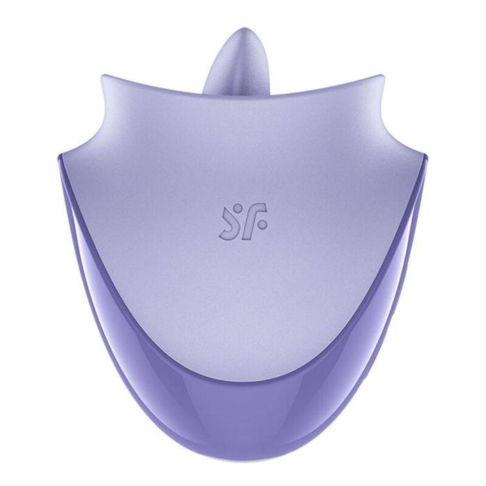 SATISFYER - TONGUE DANCER CLITORAL STIMULATOR WITH VIBRATION AND PULSATIONS LILAC