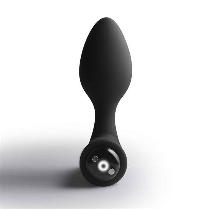 ROCKS-OFF - NOVA SOLARIS RECHARGEABLE SLIM & POWERFUL ANAL PLUG 16 FUNCTION BLACK