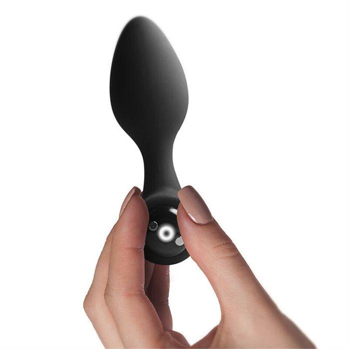 ROCKS-OFF - NOVA SOLARIS RECHARGEABLE SLIM & POWERFUL ANAL PLUG 16 FUNCTION BLACK