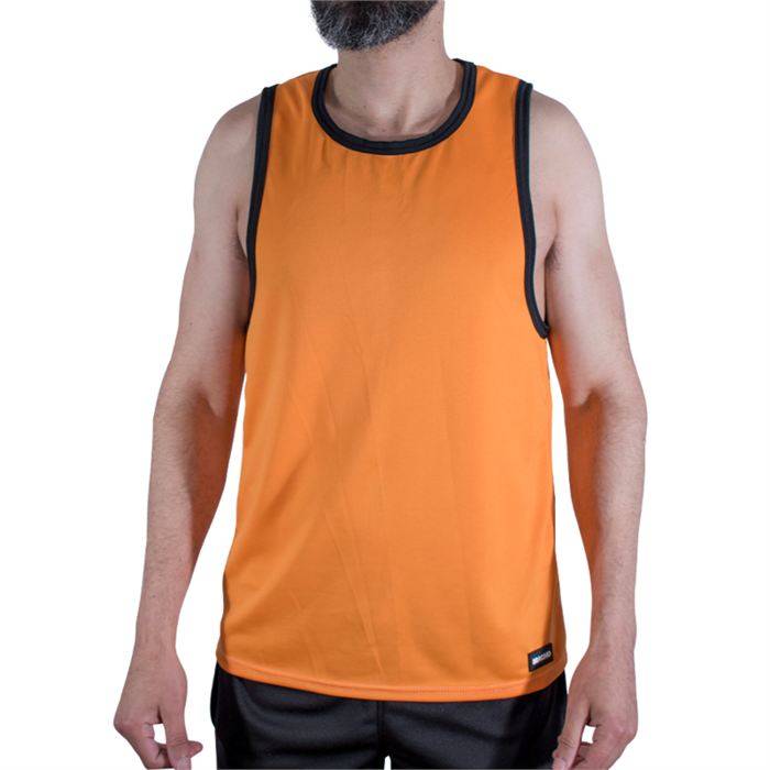 MACHO - CMV005 ORANGE GYM T-SHIRT L/XL
