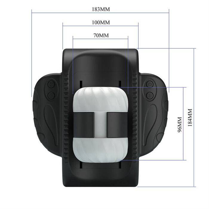 PRETTY LOVE - CALISTA UNIVERSAL AUTOMATIC MASTURBATOR BLACK