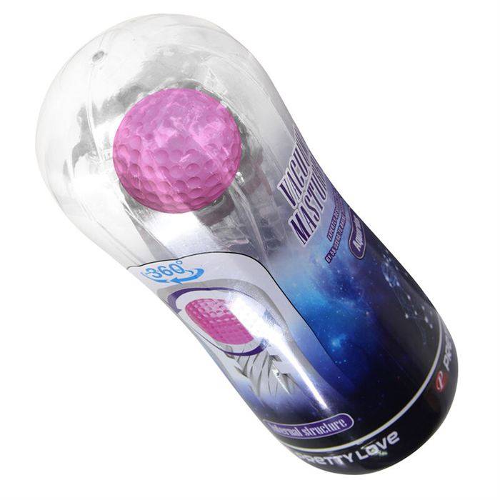 PRETTY LOVE - 360Âº TEXTURED MASTURBATION CUP CLEAR