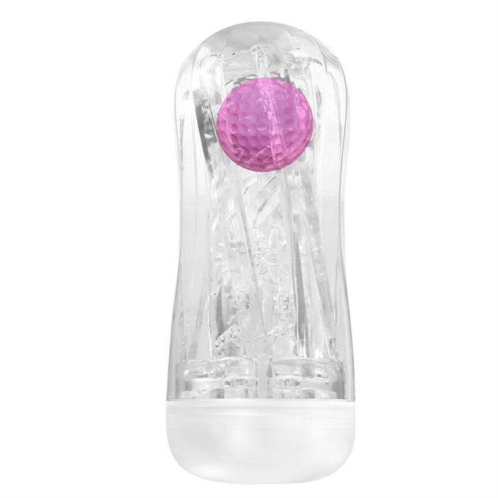PRETTY LOVE - 360Âº TEXTURED MASTURBATION CUP CLEAR
