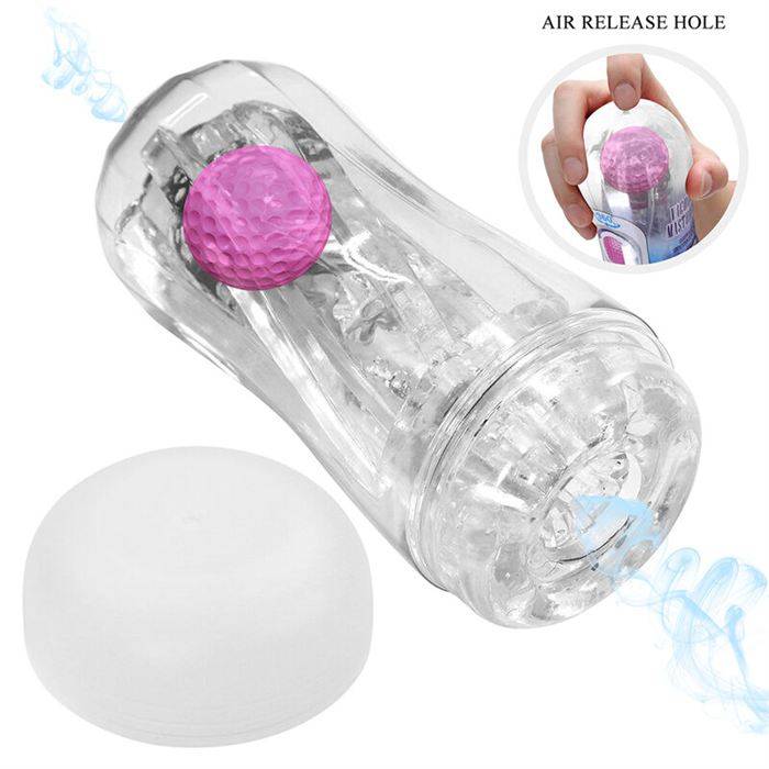 PRETTY LOVE - 360Âº TEXTURED MASTURBATION CUP CLEAR