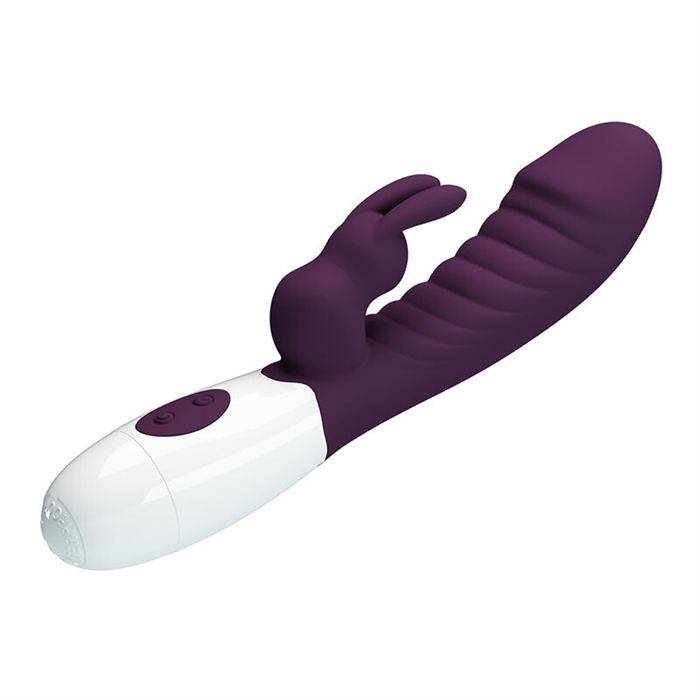 PRETTY LOVE - NAUGHTY BUNNY 30 FUNCTION RABBIT VIBRATOR PURPLE