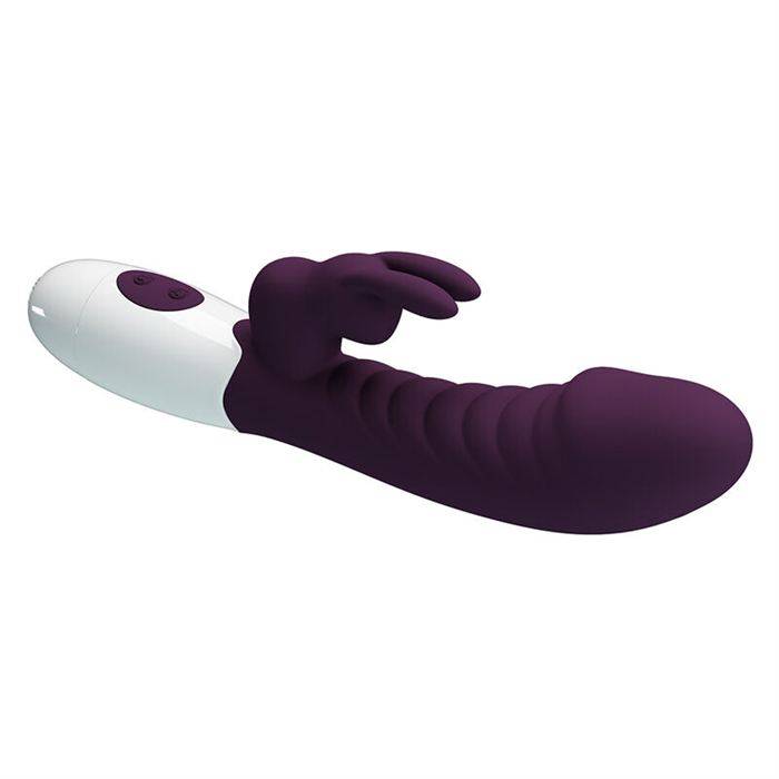 PRETTY LOVE - NAUGHTY BUNNY 30 FUNCTION RABBIT VIBRATOR PURPLE
