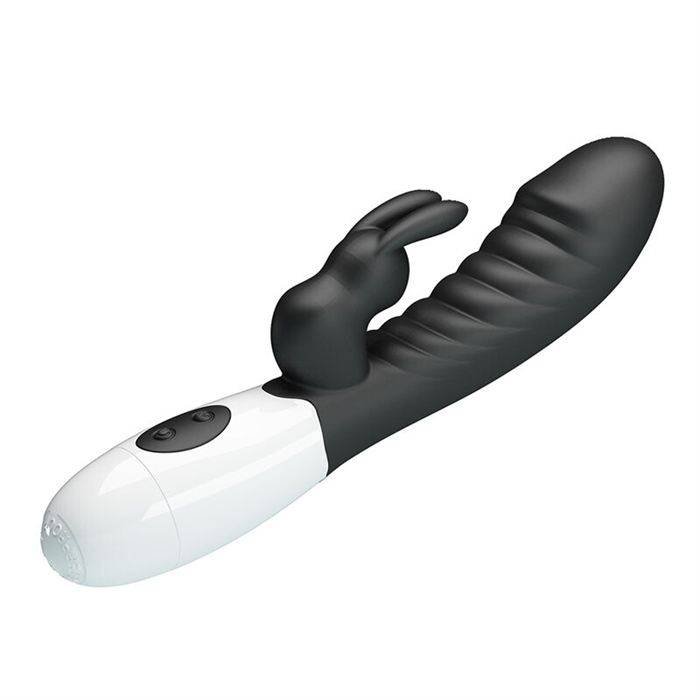 PRETTY LOVE - NAUGHTY BUNNY 30 FUNCTION RABBIT VIBRATOR BLACK