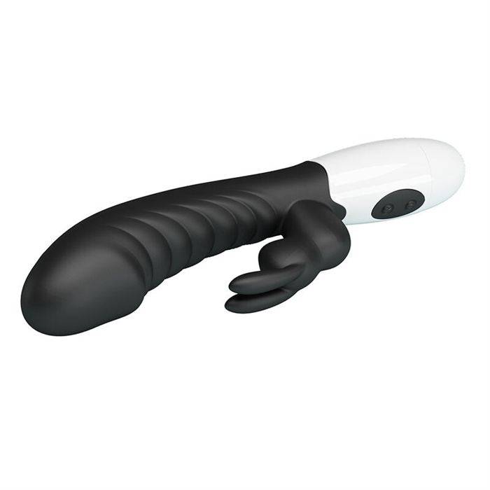 PRETTY LOVE - NAUGHTY BUNNY 30 FUNCTION RABBIT VIBRATOR BLACK