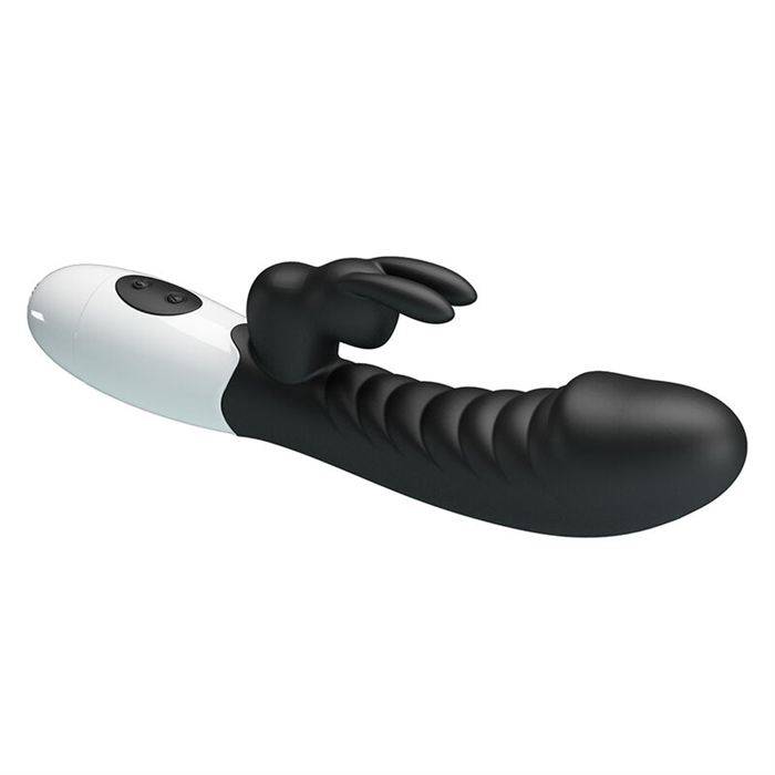 PRETTY LOVE - NAUGHTY BUNNY 30 FUNCTION RABBIT VIBRATOR BLACK