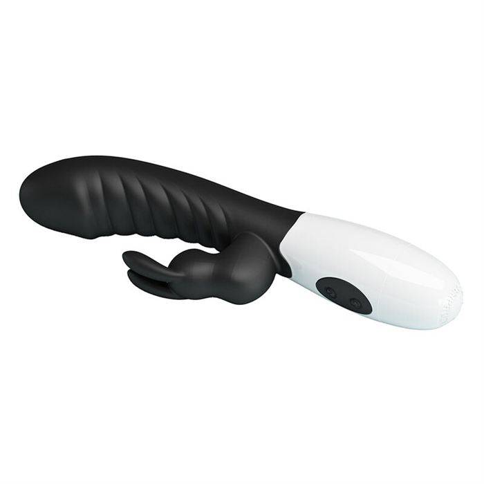 PRETTY LOVE - NAUGHTY BUNNY 30 FUNCTION RABBIT VIBRATOR BLACK