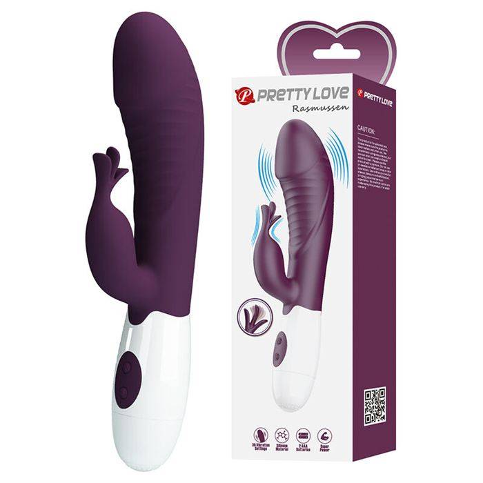 PRETTY LOVE - ROGUE MUSE 30 FUNCTION RABBIT VIBRATOR PURPLE