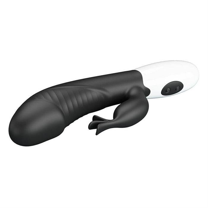 PRETTY LOVE - RASMUSSEN 30 FUNCTION RABBIT VIBRATOR BLACK