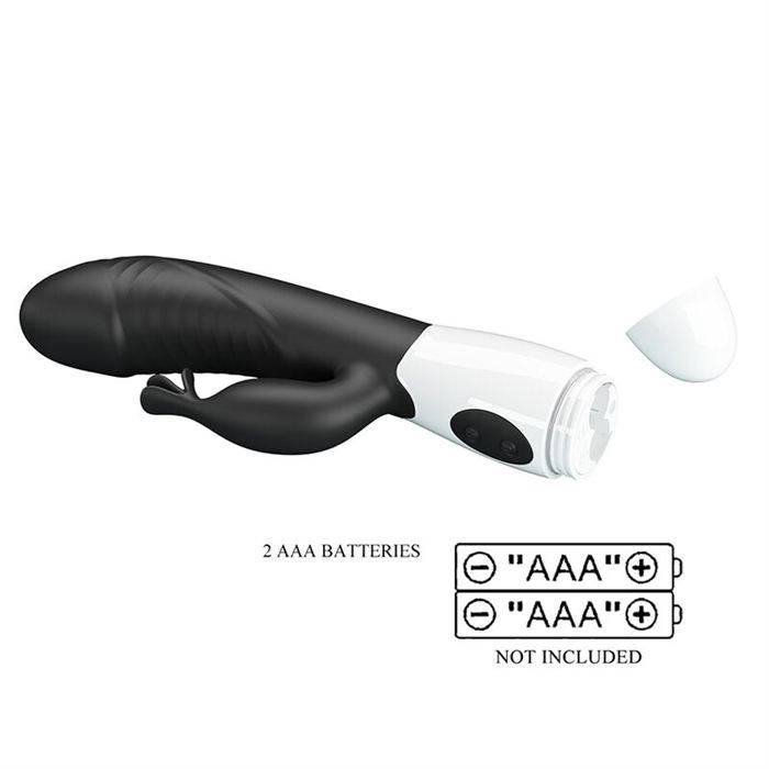 PRETTY LOVE - RASMUSSEN 30 FUNCTION RABBIT VIBRATOR BLACK