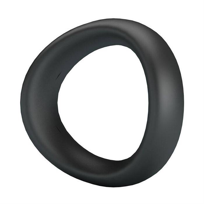 CRAZY BULL - VALEN ERGONOMIC SILICONE COCK RING BLACK