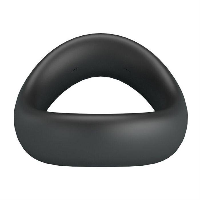 CRAZY BULL - VALEN ERGONOMIC SILICONE COCK RING BLACK