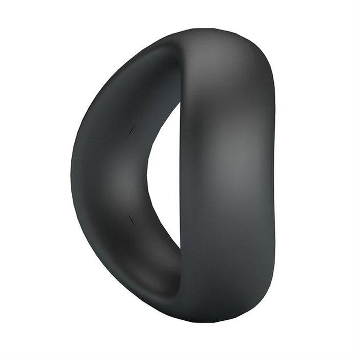 CRAZY BULL - VALEN ERGONOMIC SILICONE COCK RING BLACK