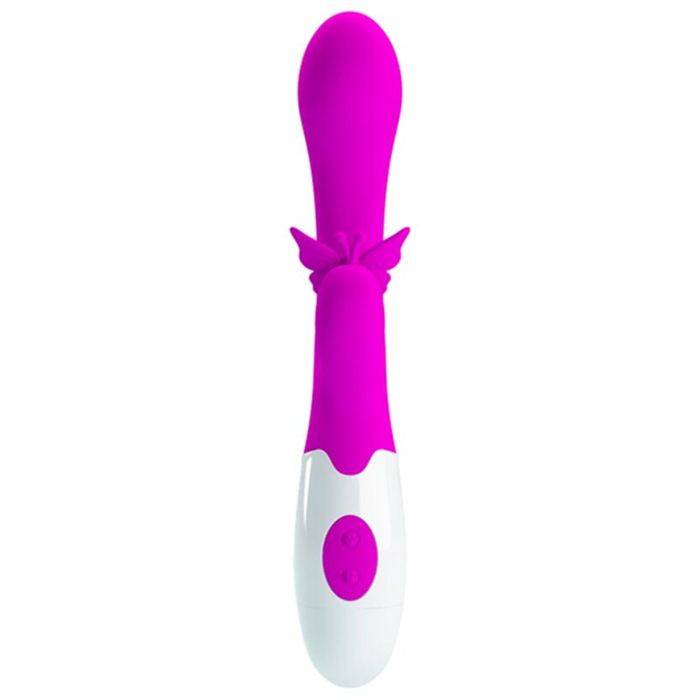 PRETTY LOVE - BUTTERFLY KISS 30 FUNCTION RABBIT VIBRATOR PURPLE